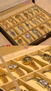 luxuous watches in gold and silvery. copie.webp